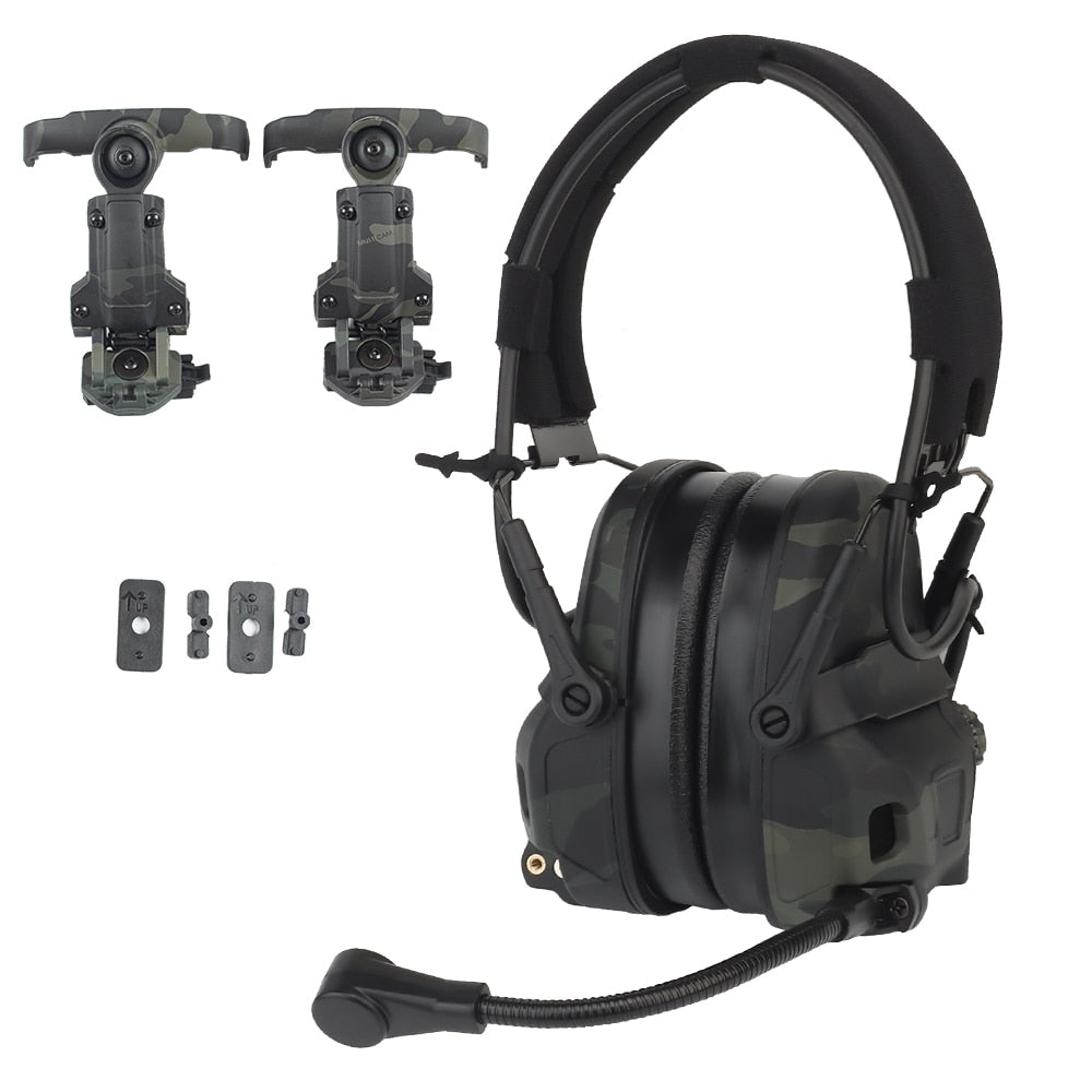 Black Multicam Gen 6 Tactical Headset