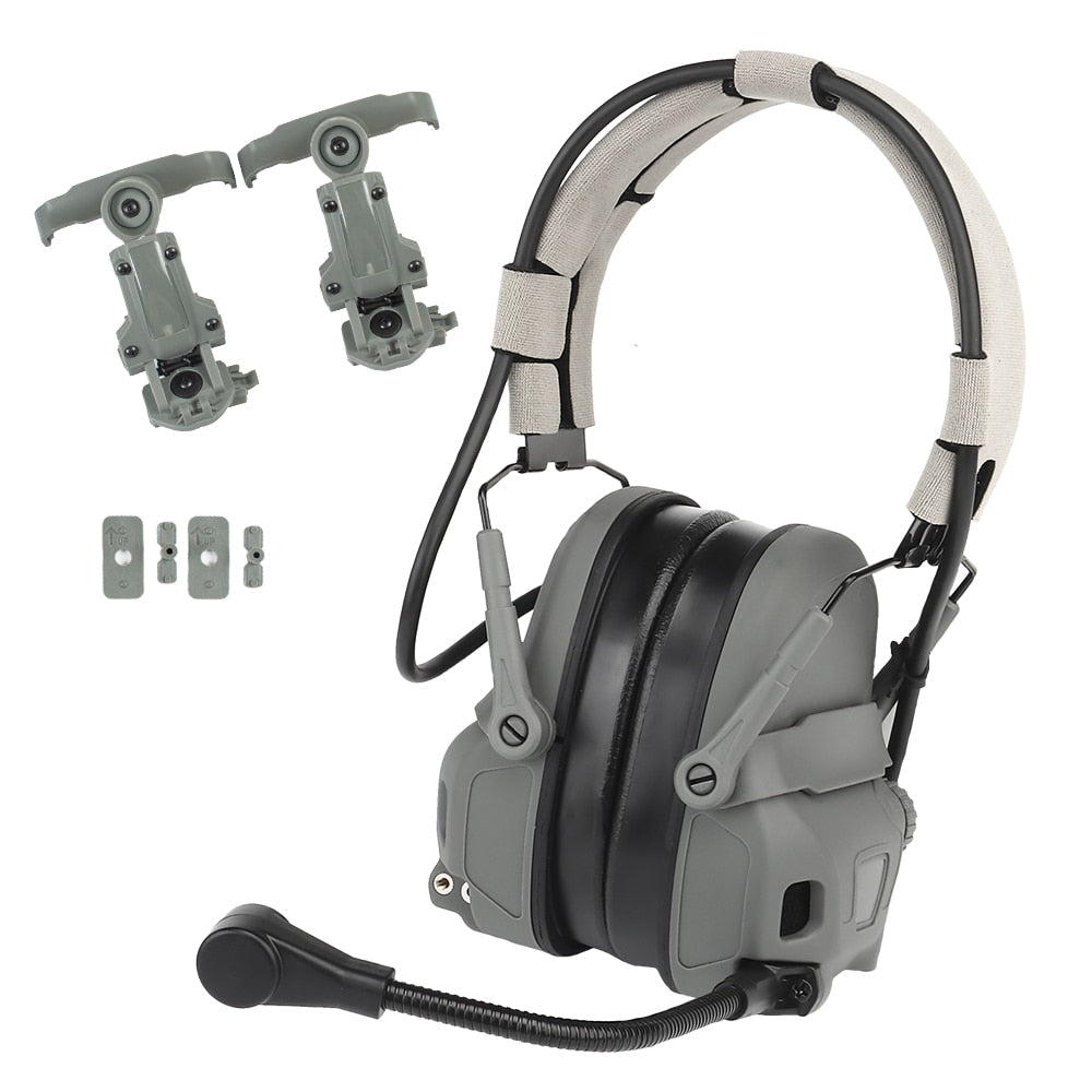 Gray Gen 6 Tactical Headset