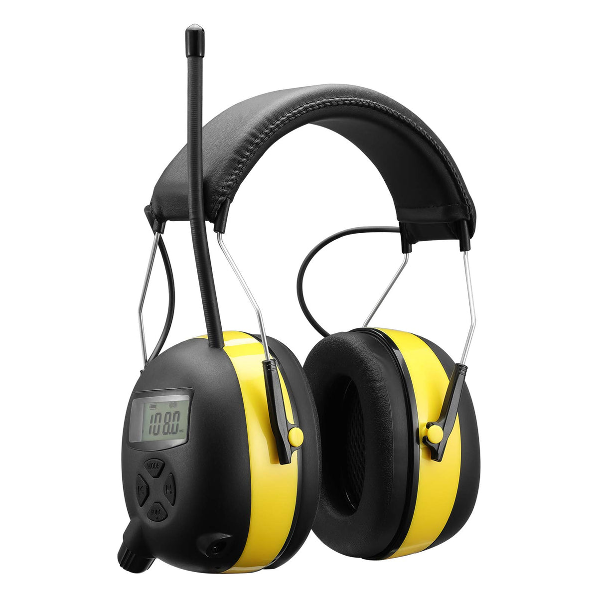 Yellow radio hearing protection