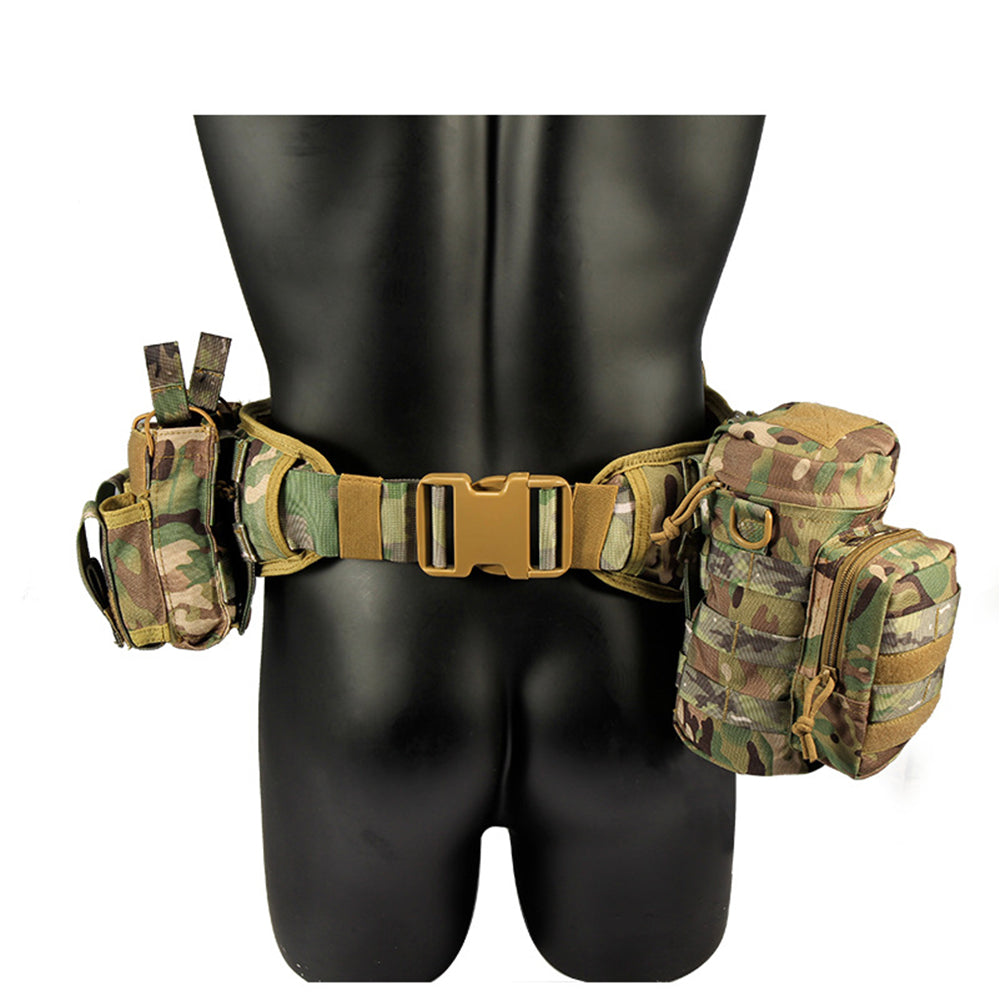 Molle Tactical Waist Pack Outdoor Combination Belt Kit