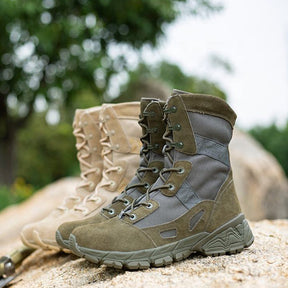 Tall Thick-soled Cross-country Tactical Training Boots