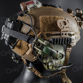 Demonstration of the Multicam headset when connected to a helmet