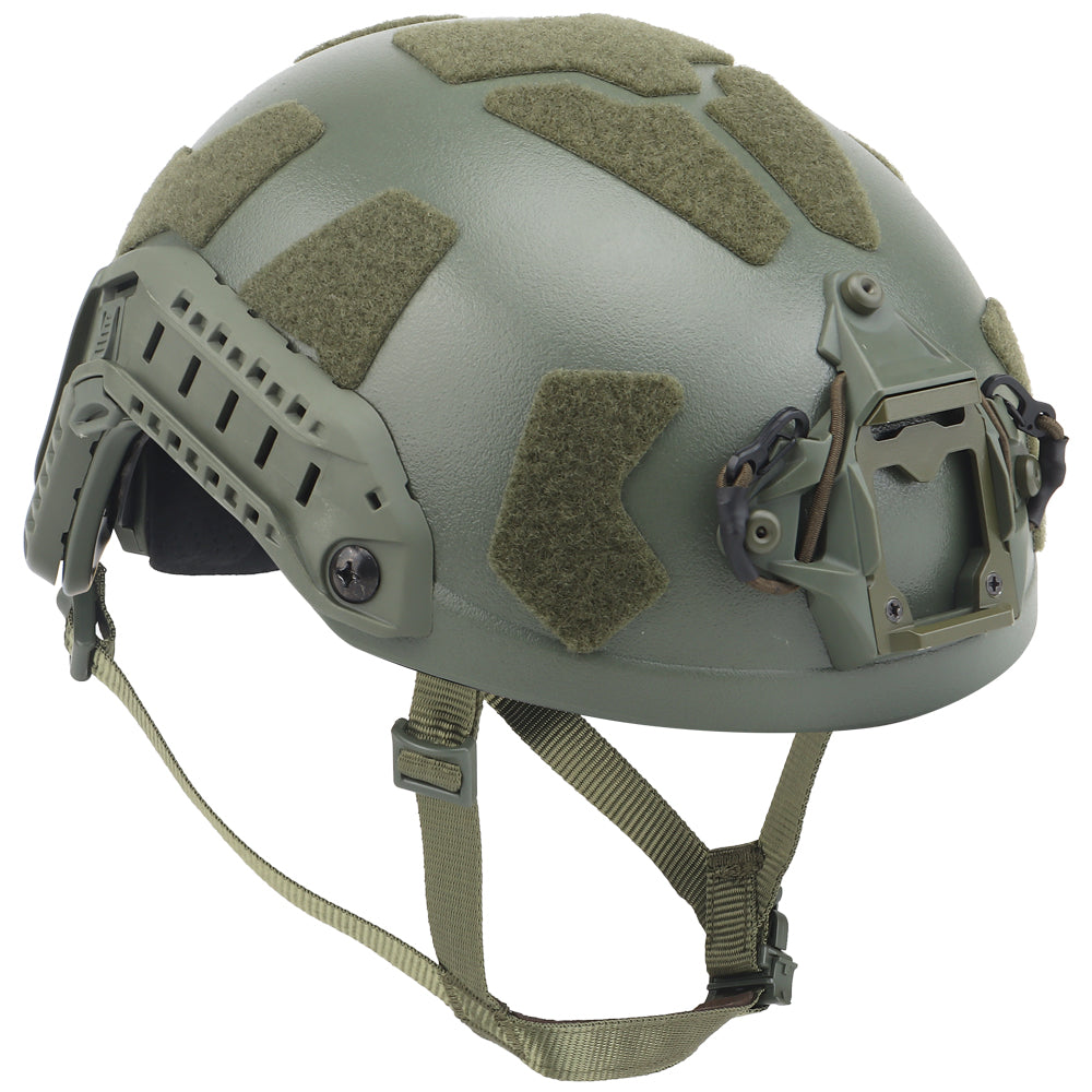 Green Professional Tactical Ballistic Safety Helmet