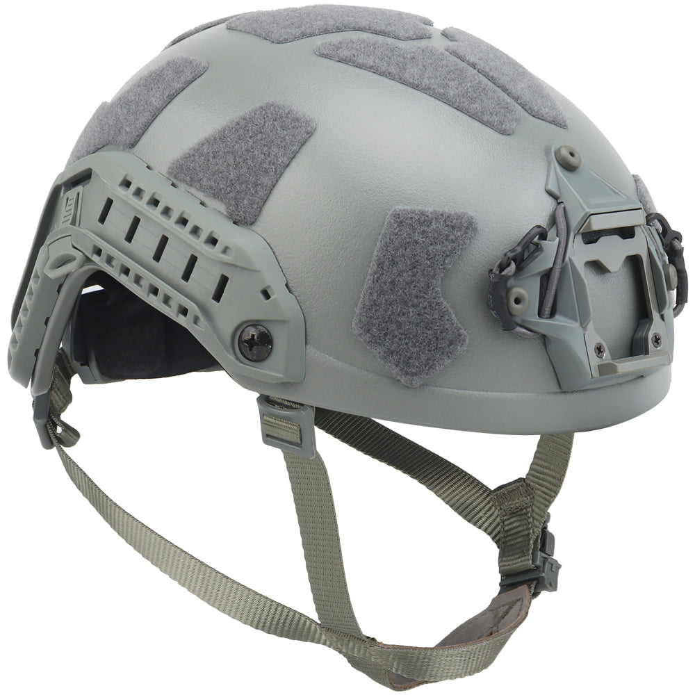 Grey Professional Tactical Ballistic Safety Helmet