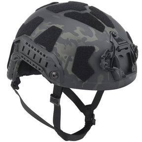 Camouflage Black Professional Tactical Ballistic Safety Helmet