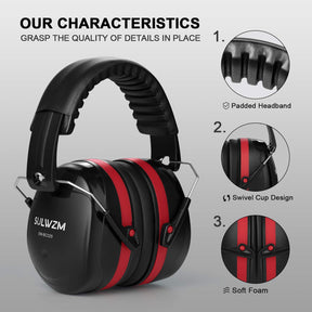 High Quality Industrial Safety Ear Muffs Hearing Protection Earmuffs