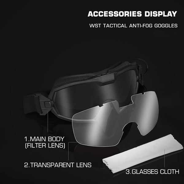 Tactical Antifog Goggles ONLYEST